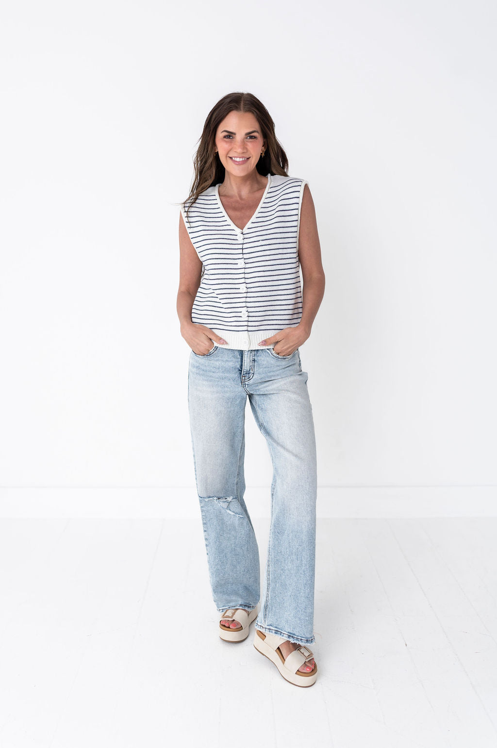 Porter Button Up Vest