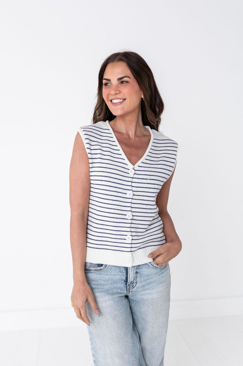 Porter Button Up Vest