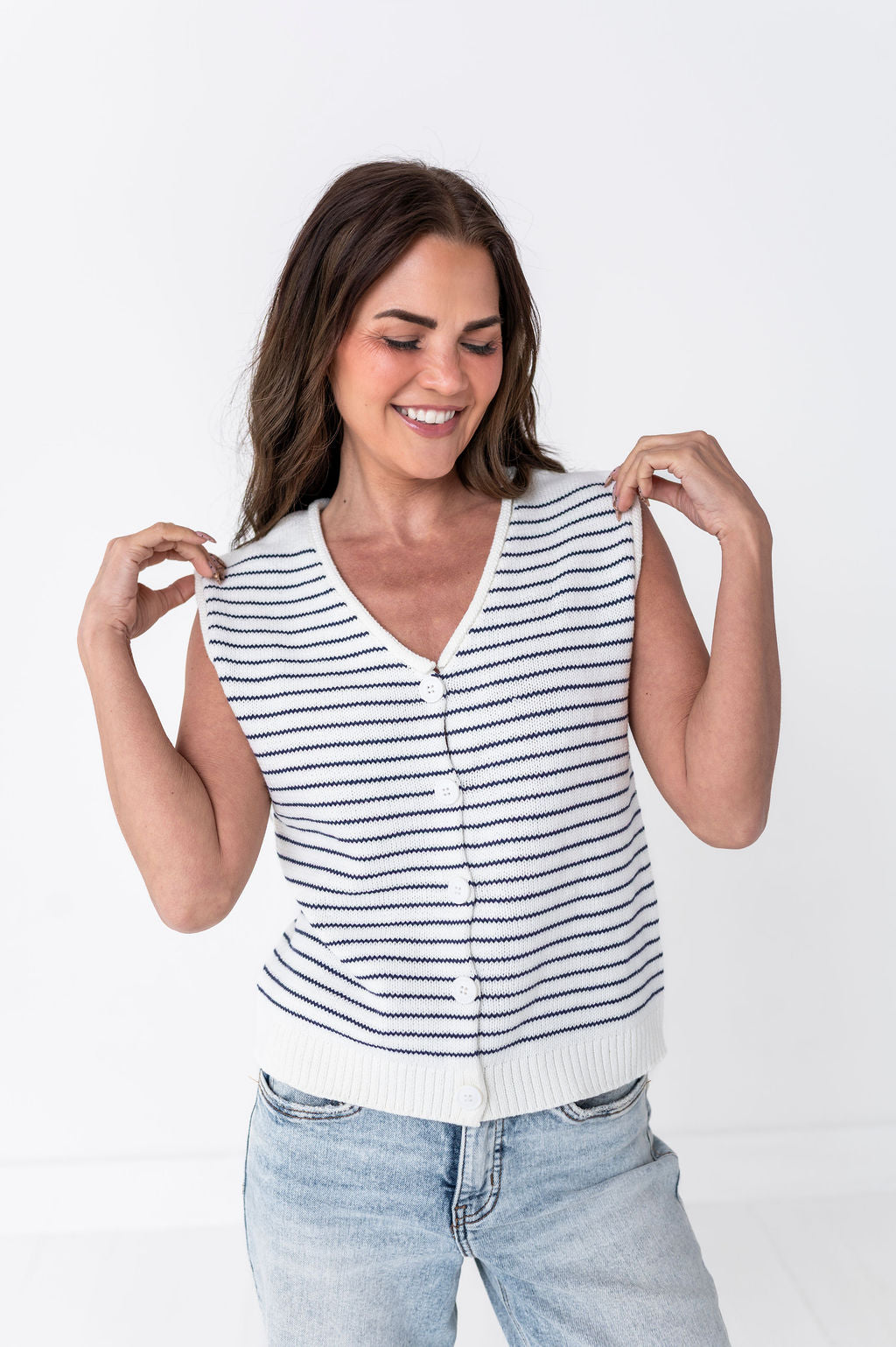 Porter Button Up Vest