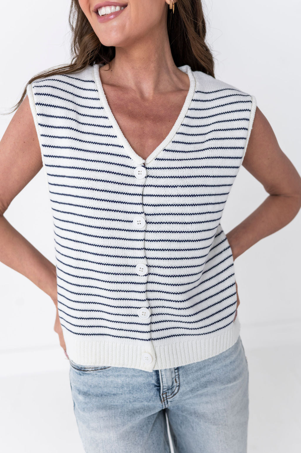 Porter Button Up Vest