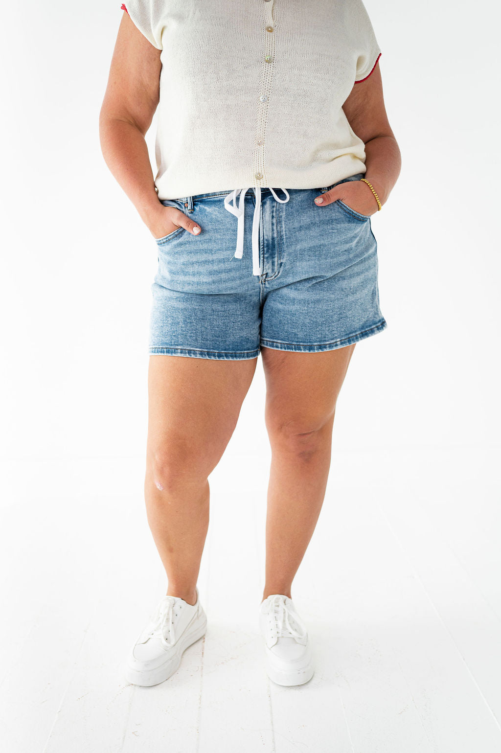 Risen - Ledger Denim Shorts