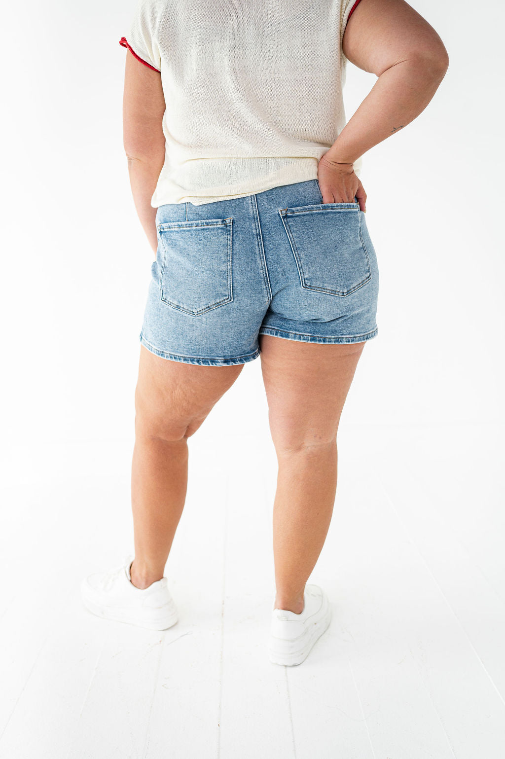 Risen - Ledger Denim Shorts