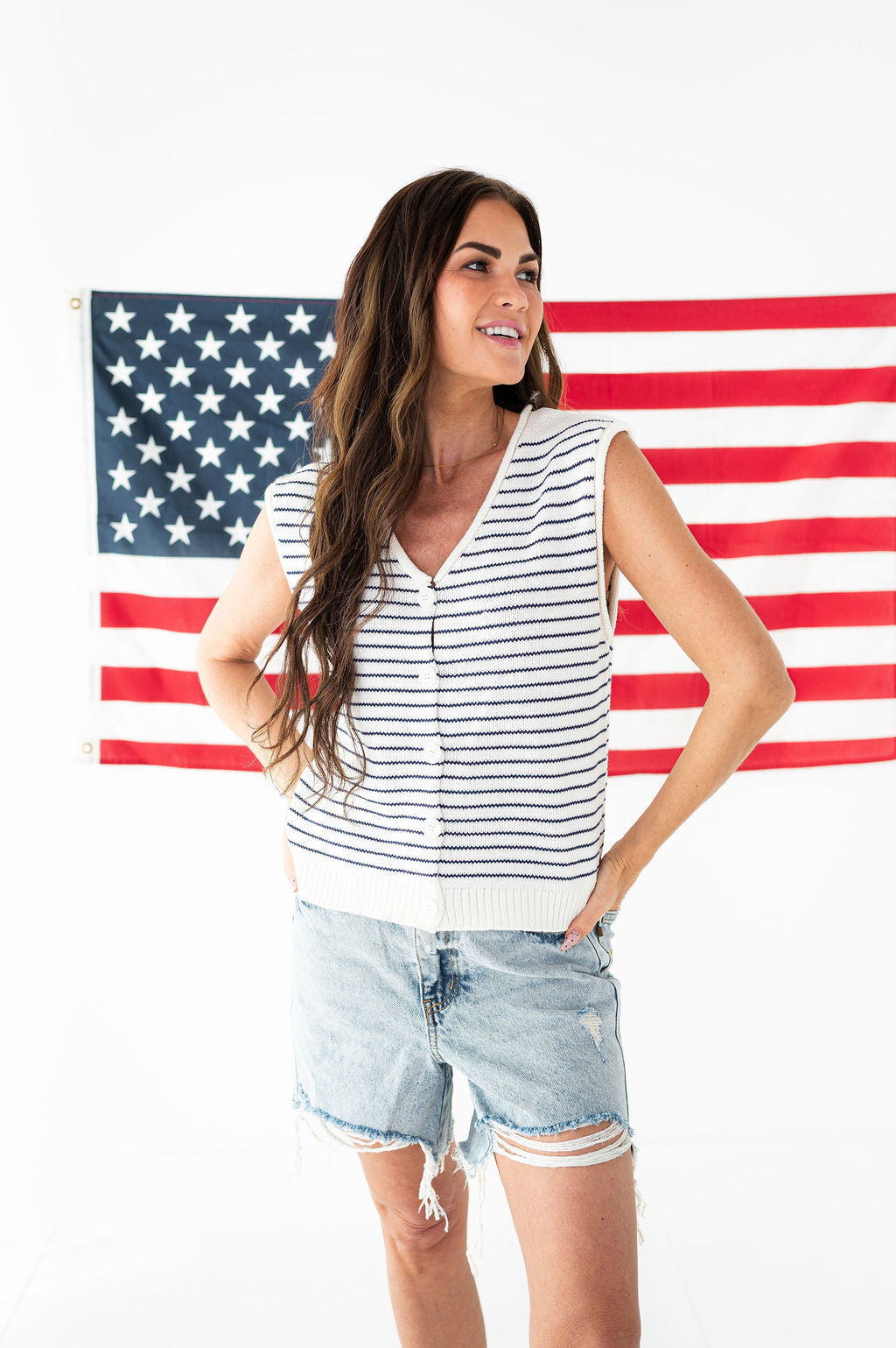Porter Button Up Vest