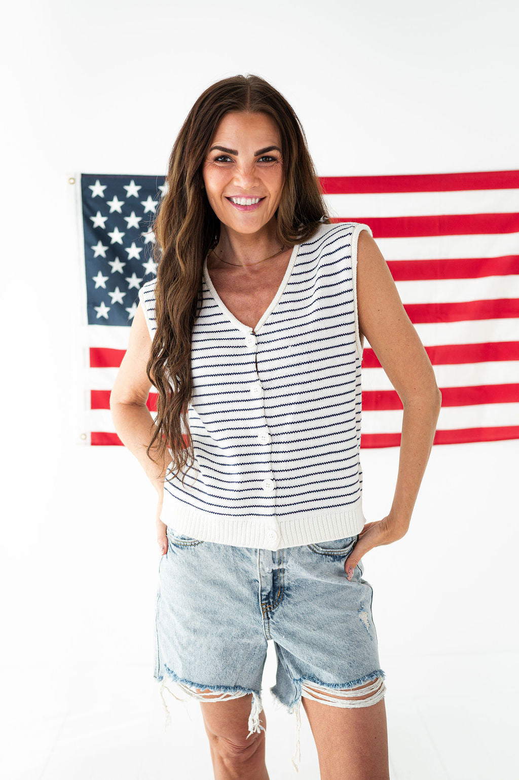 Porter Button Up Vest