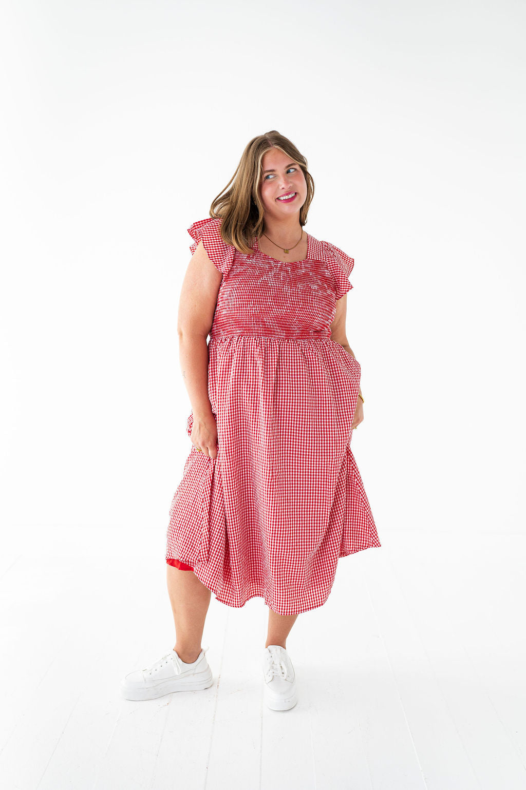 Reagan Gingham Dress