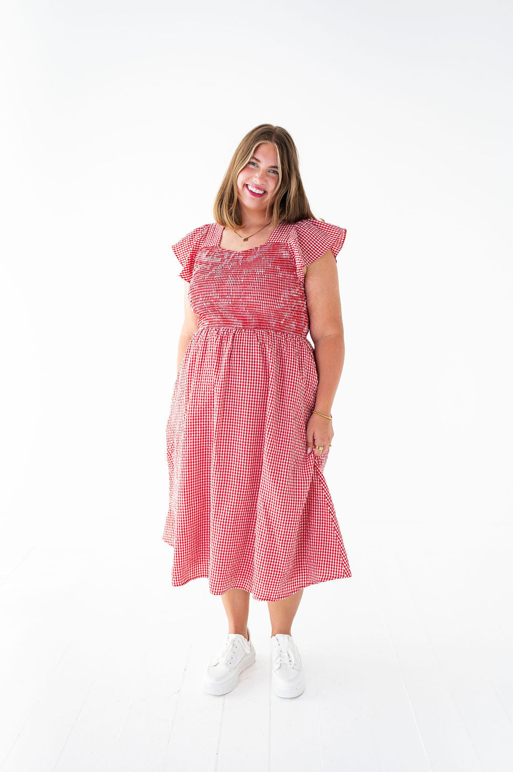 Reagan Gingham Dress