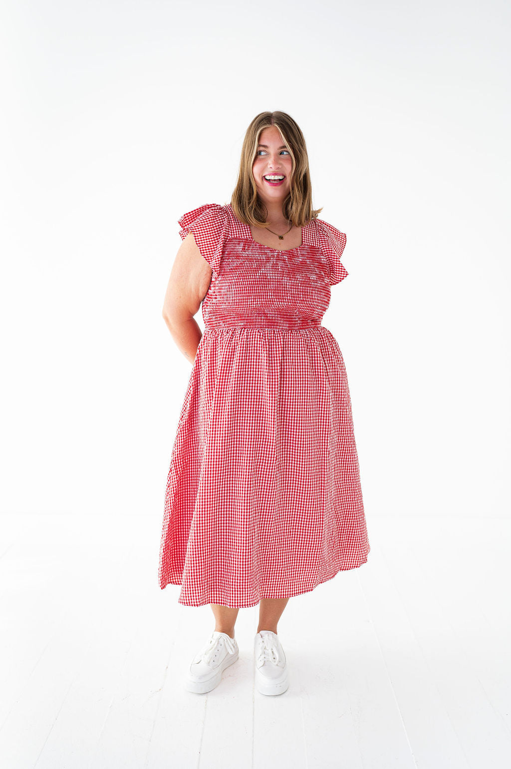Reagan Gingham Dress