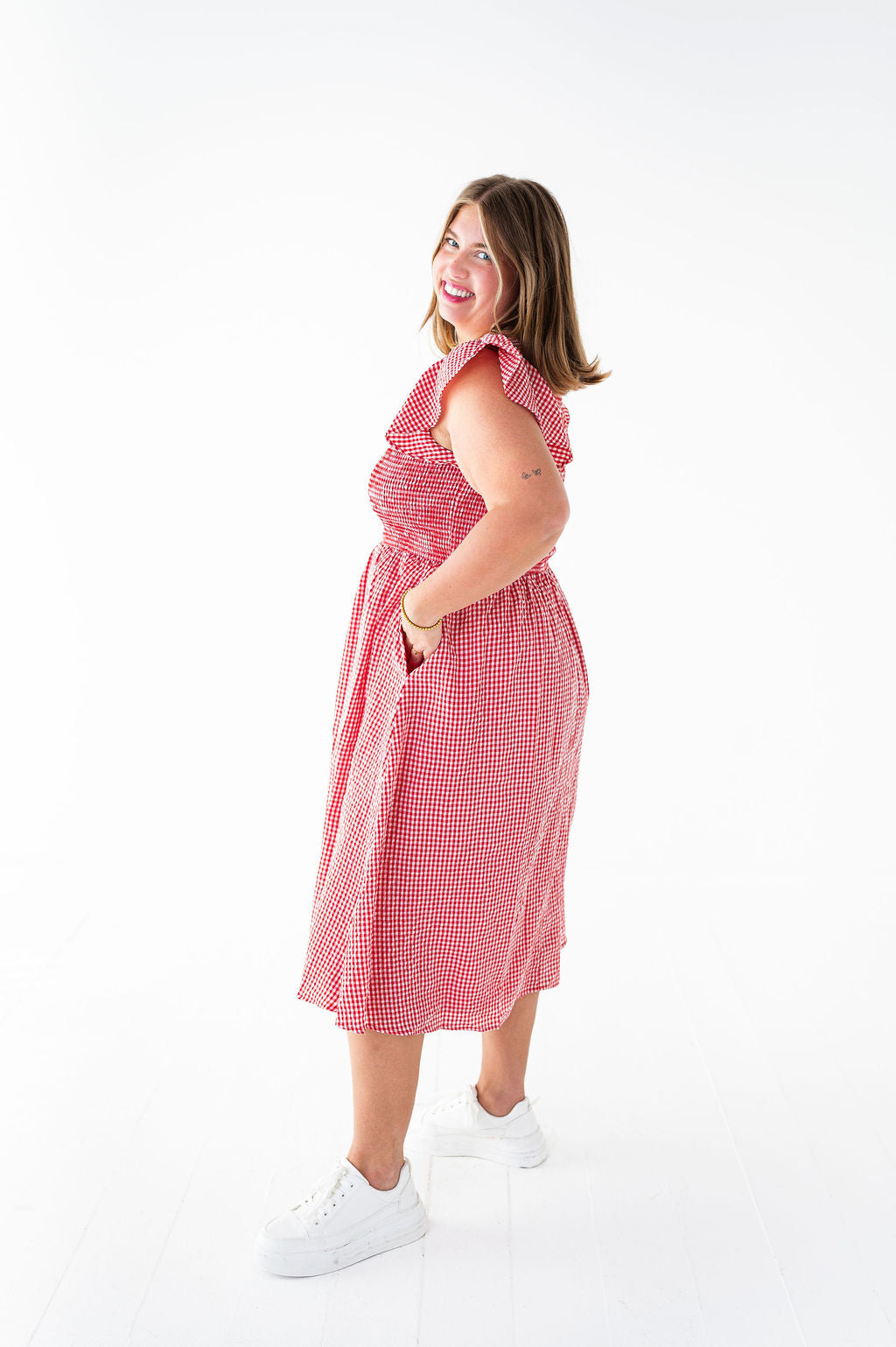 Reagan Gingham Dress