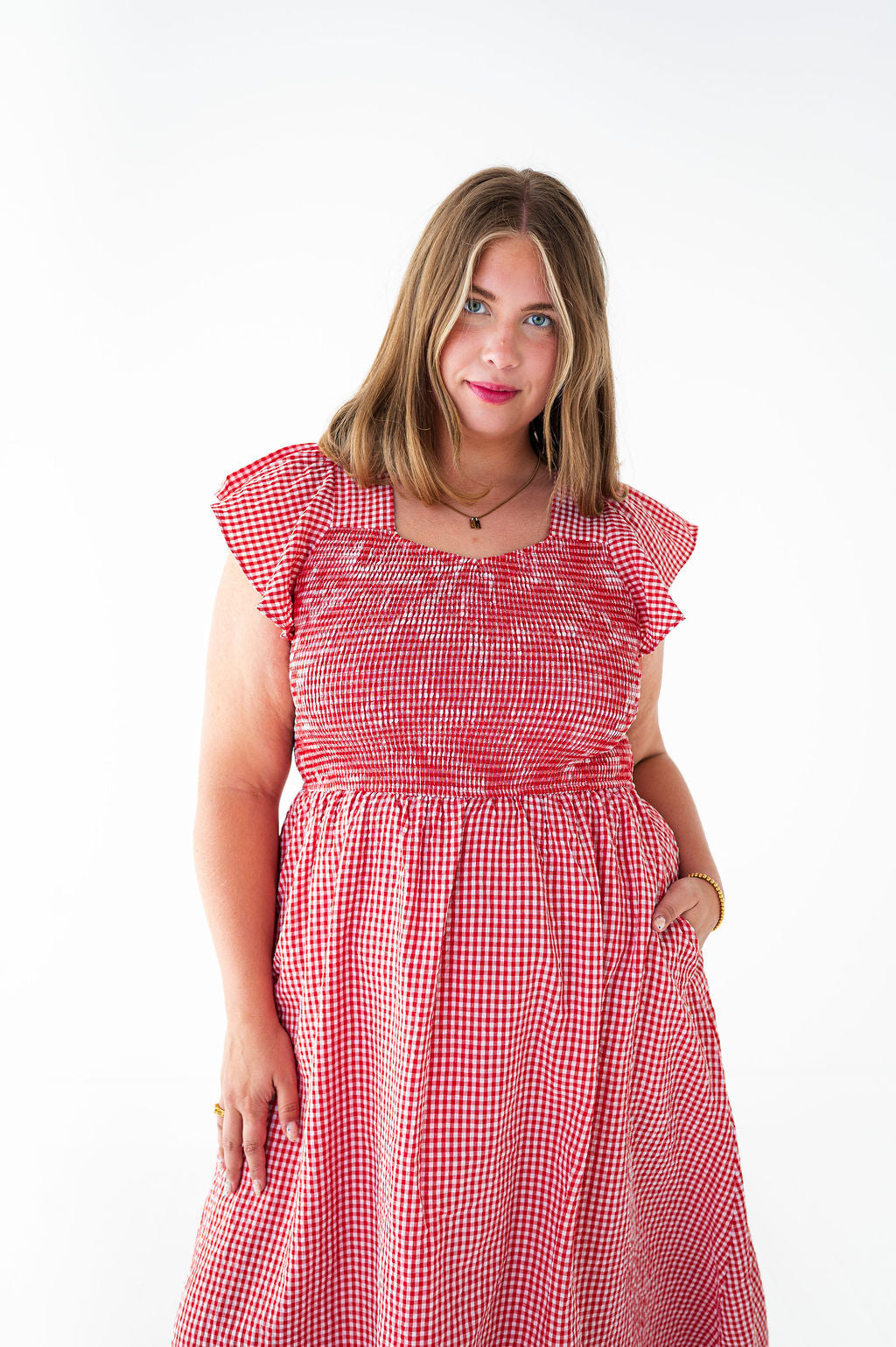 Reagan Gingham Dress