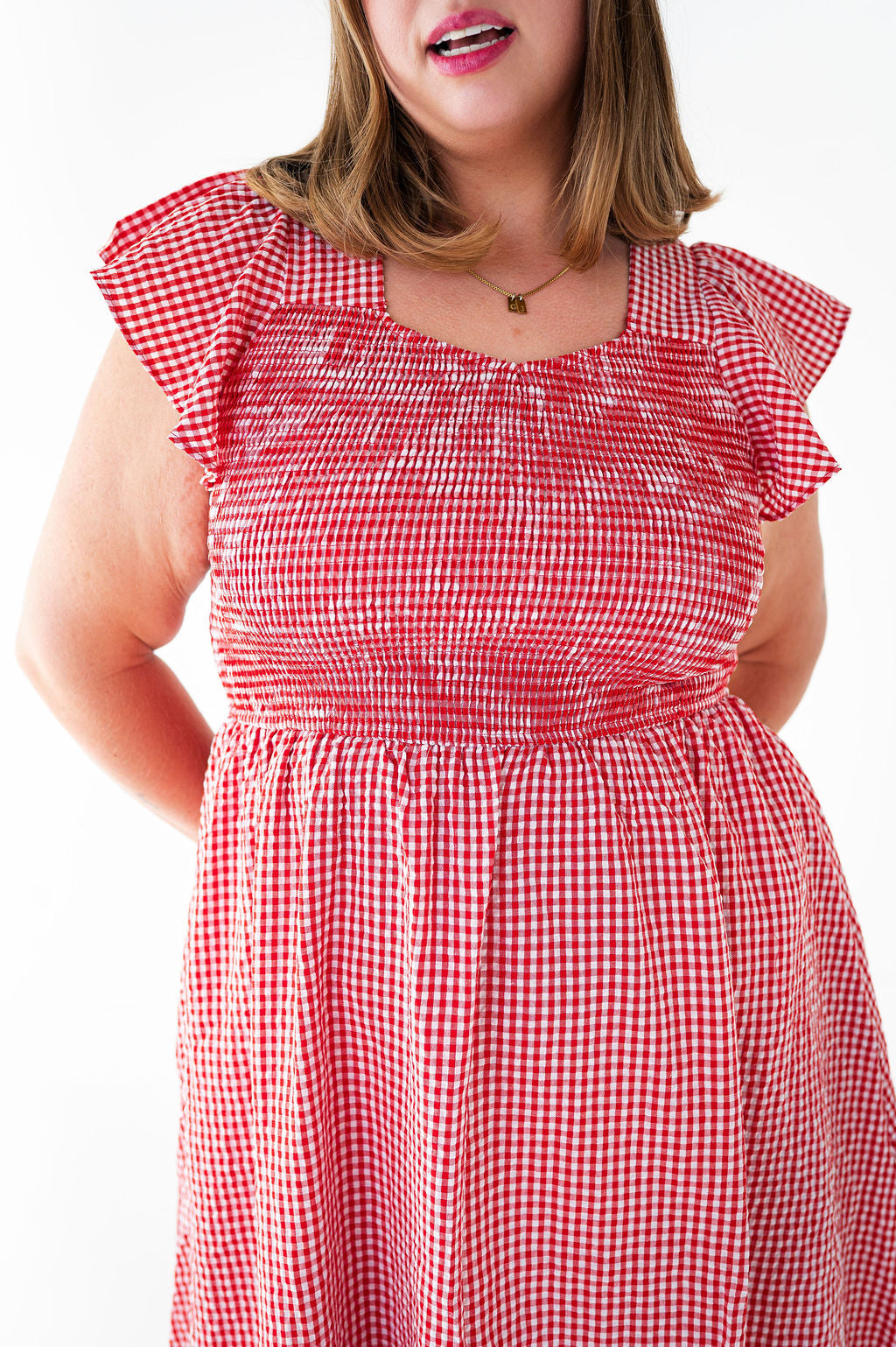 Reagan Gingham Dress
