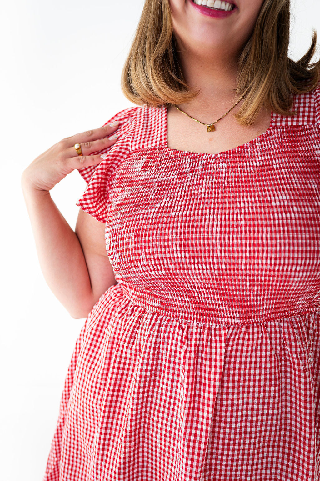 Reagan Gingham Dress
