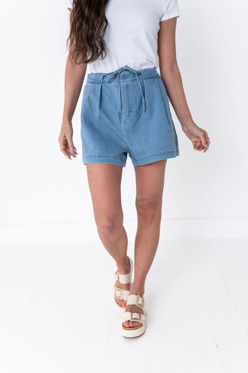 Risen - Berkley Pleated Shorts