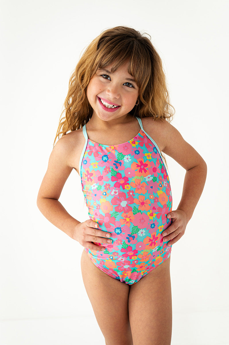 Girls One Piece in Summer Splash