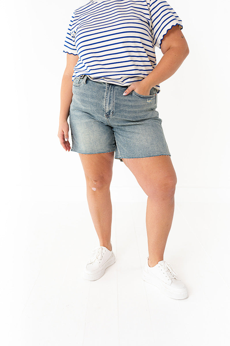 Judy Blue - Venice Distressed Shorts