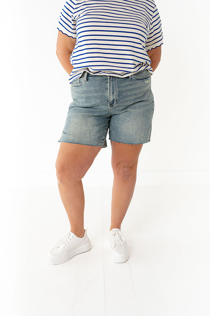 Judy Blue - Venice Distressed Shorts