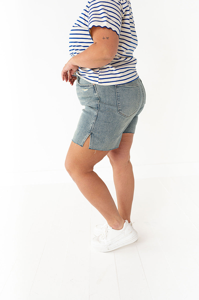 Judy Blue - Venice Distressed Shorts