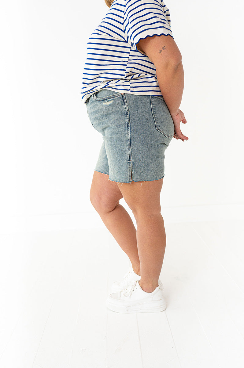 Judy Blue - Venice Distressed Shorts