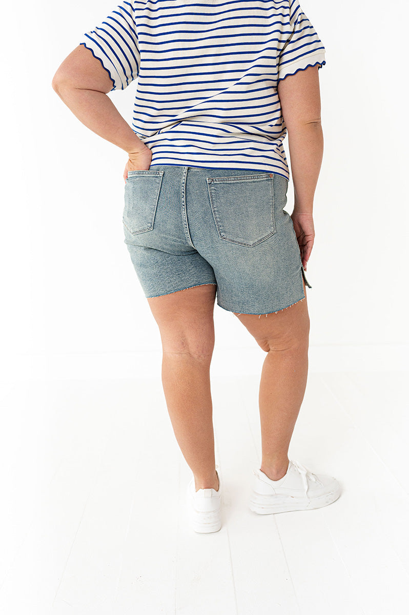 Judy Blue - Venice Distressed Shorts