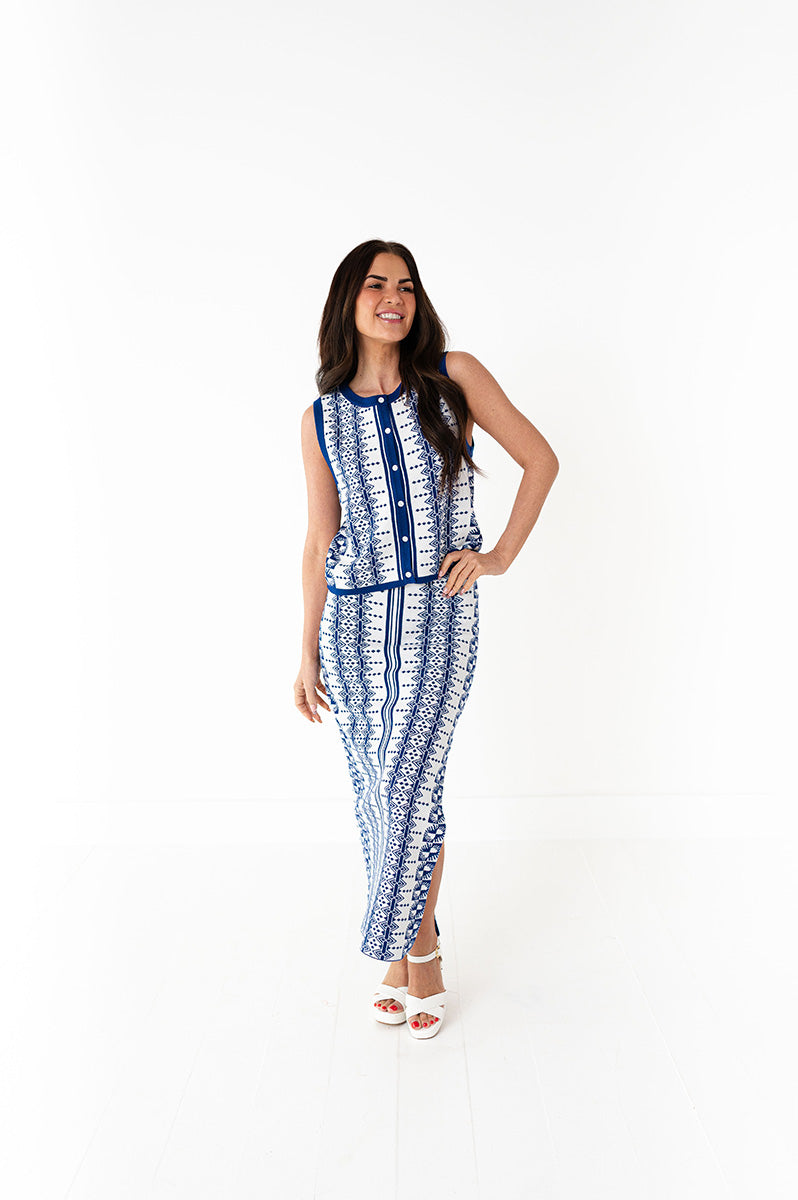 Mykonos Skirt Set