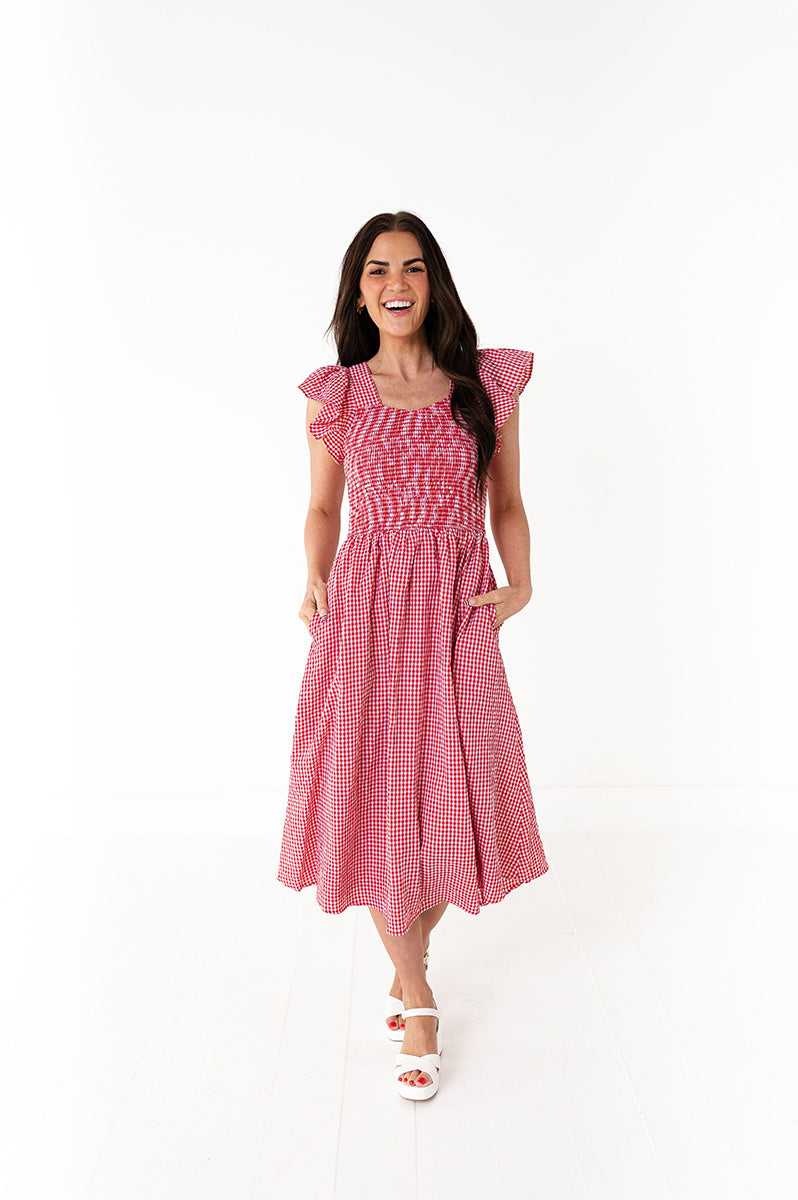 Reagan Gingham Dress