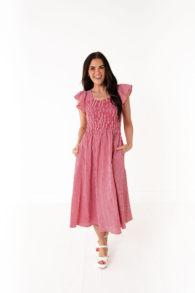 Reagan Gingham Dress