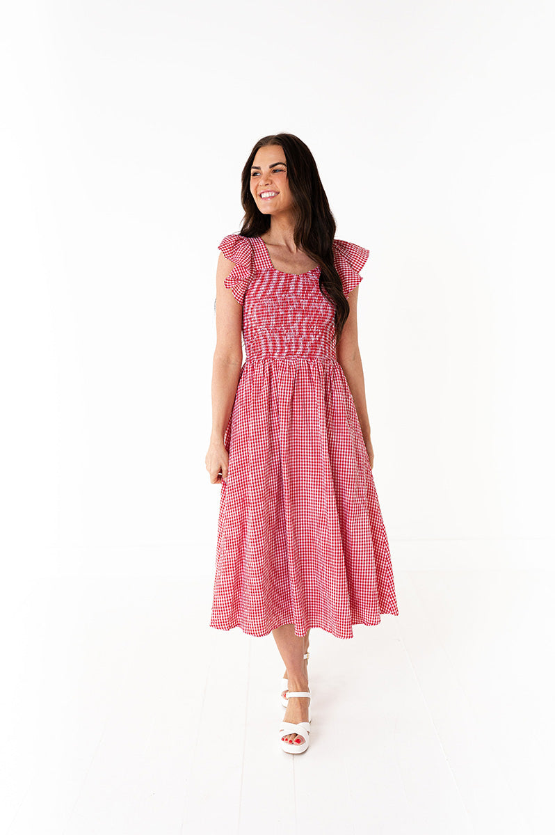Reagan Gingham Dress