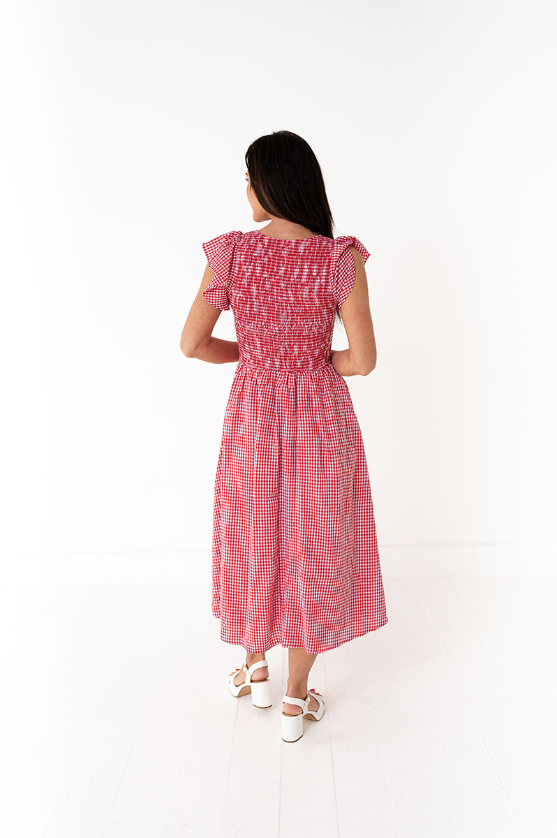Reagan Gingham Dress