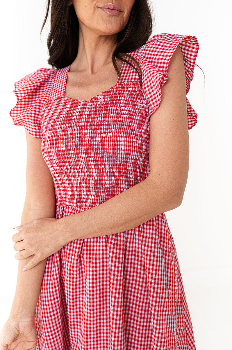 Reagan Gingham Dress