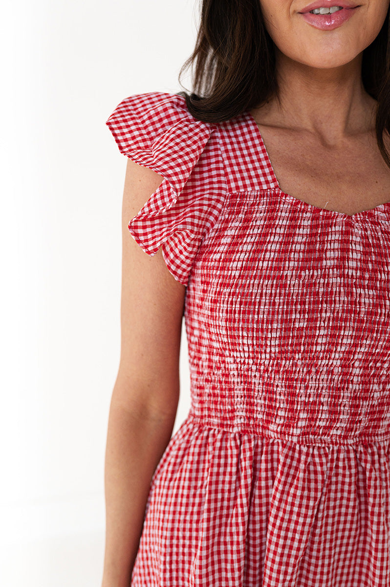 Reagan Gingham Dress