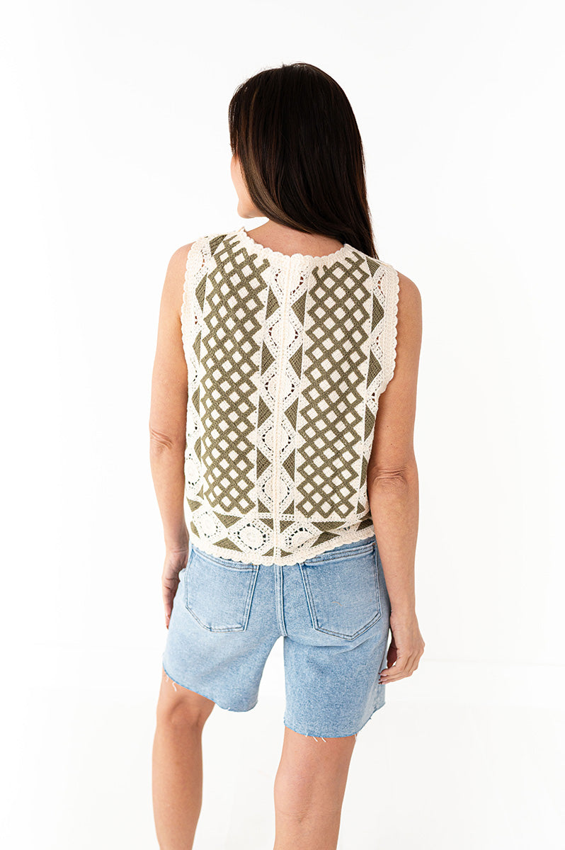 Annika Crochet Vest