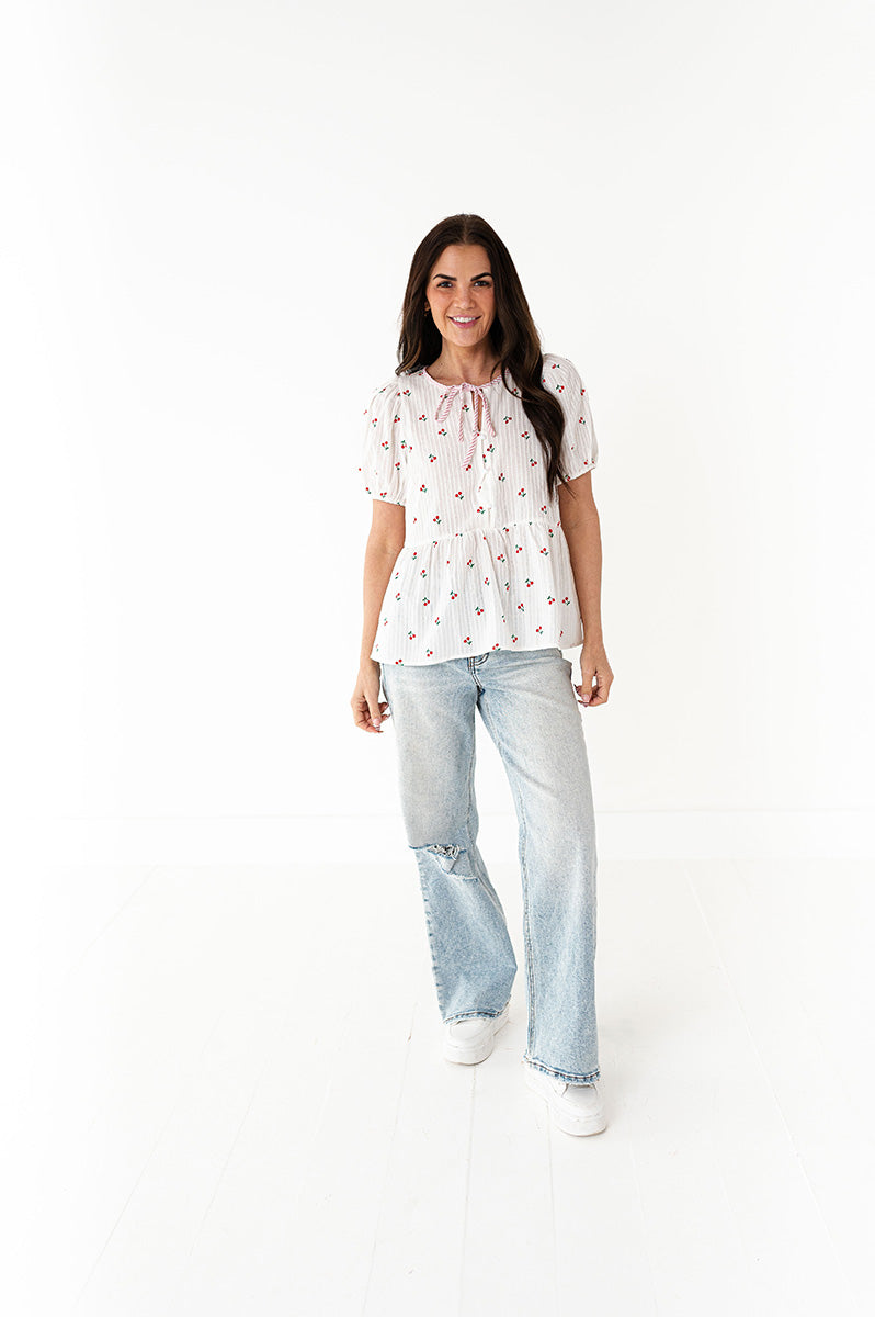 Cherry Orchard Blouse