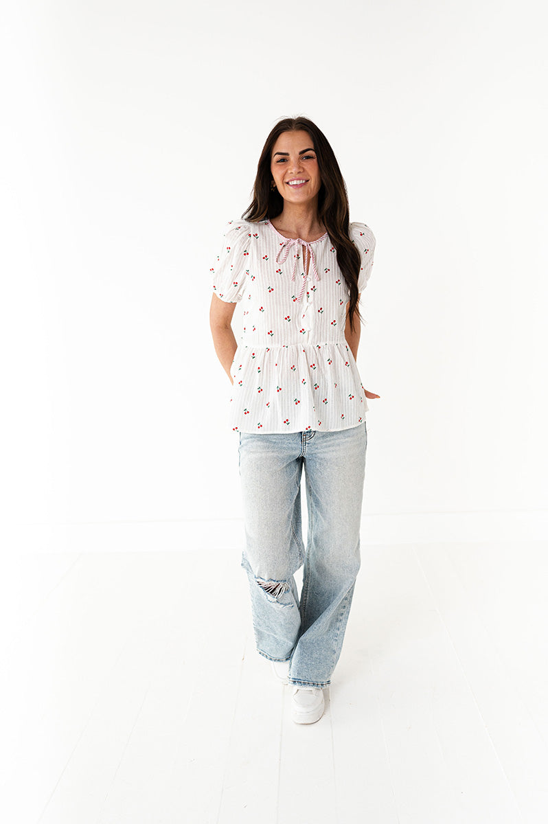 Cherry Orchard Blouse