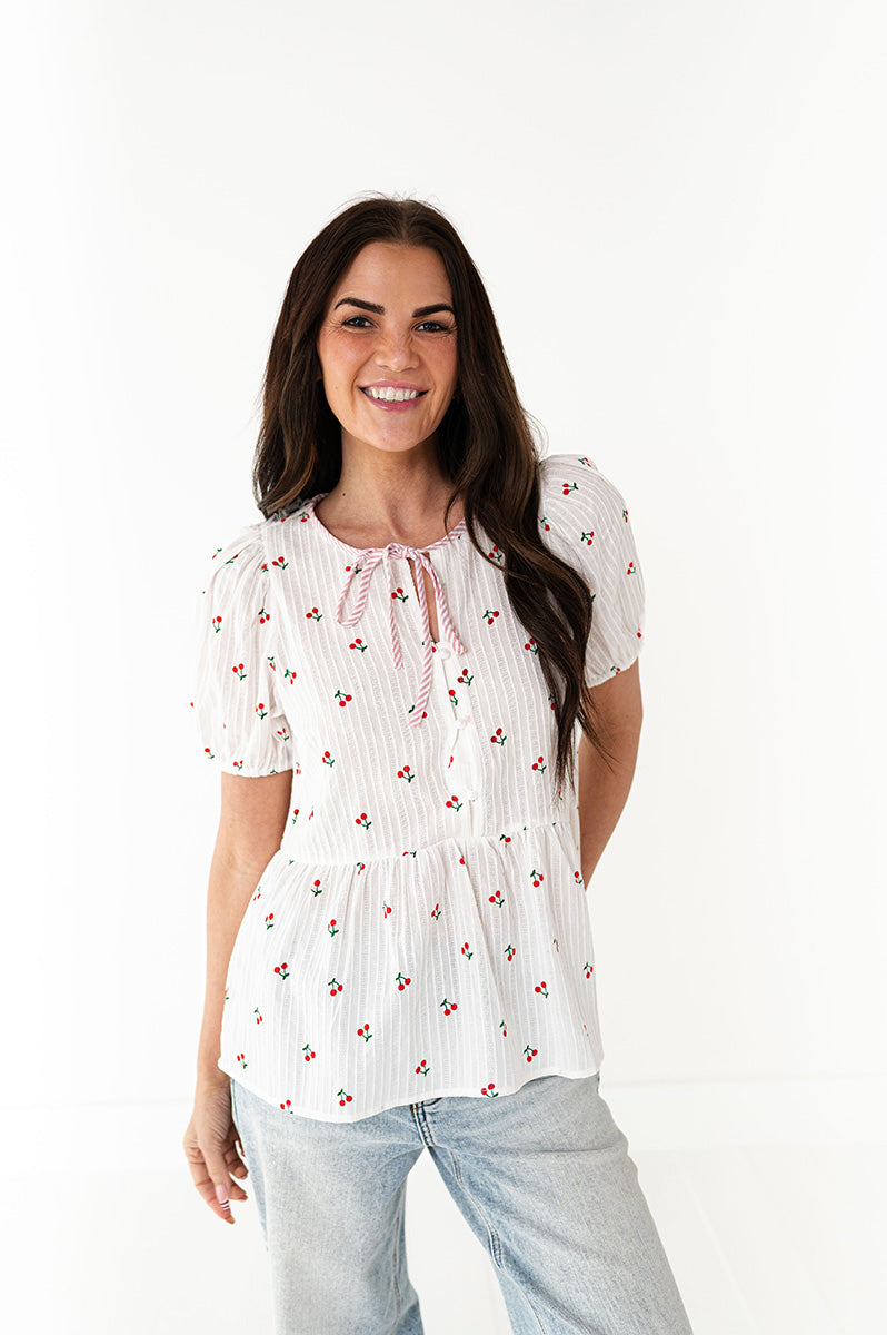 Cherry Orchard Blouse