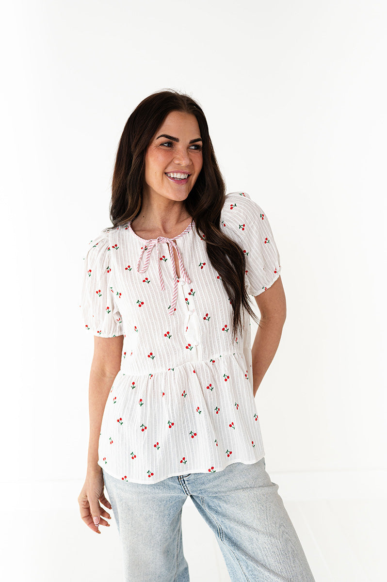 Cherry Orchard Blouse