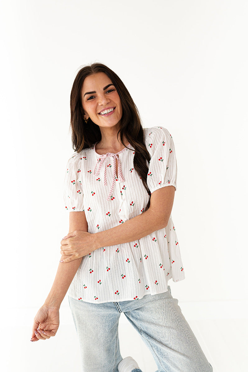 Cherry Orchard Blouse