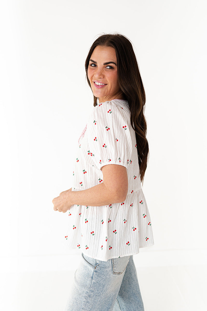 Cherry Orchard Blouse