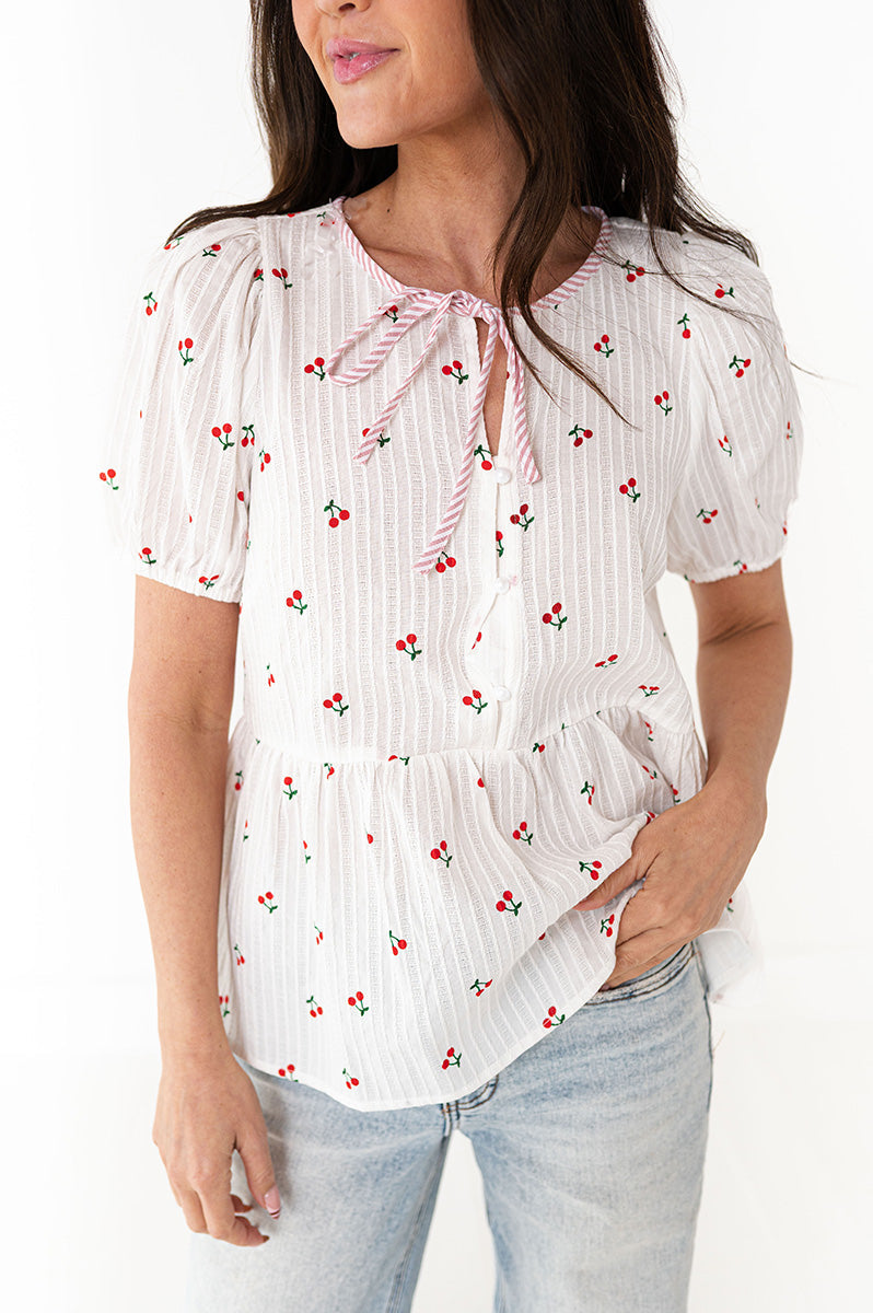 Cherry Orchard Blouse
