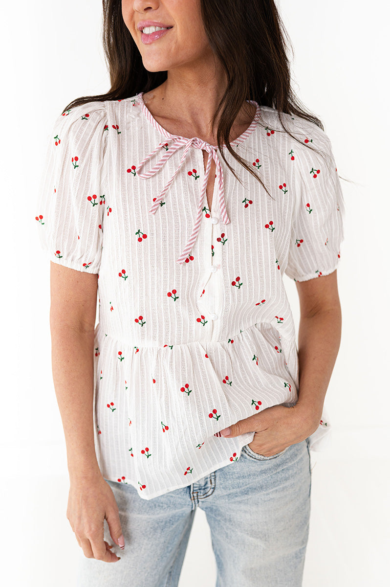 Cherry Orchard Blouse