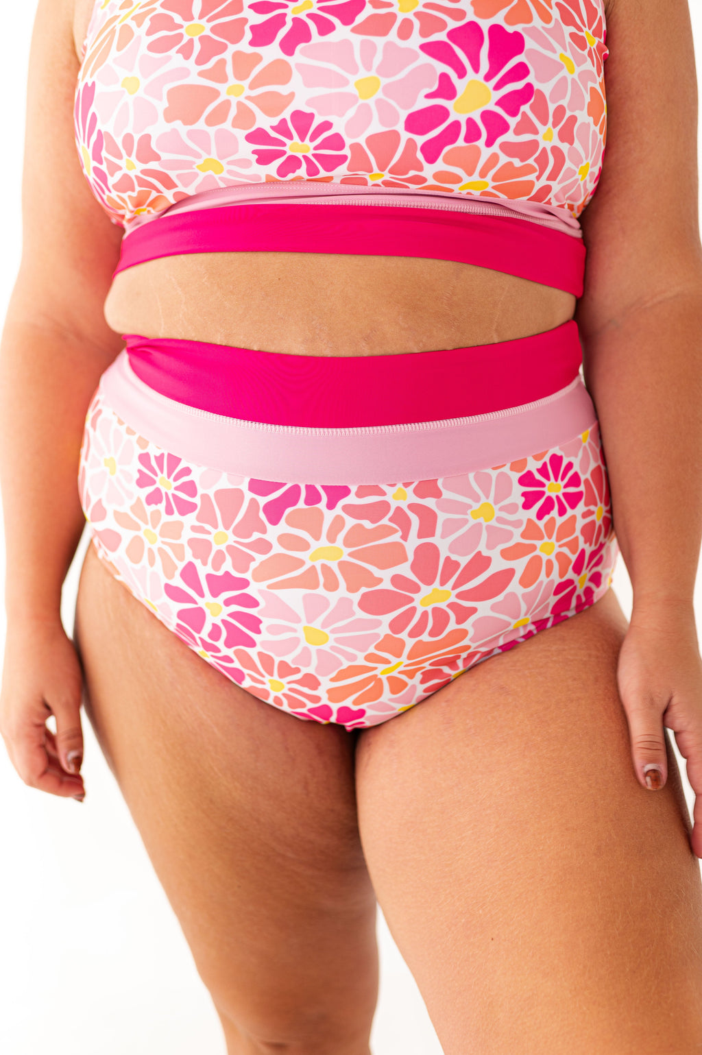 Monroe High Waisted Bottom in Groovy Babe