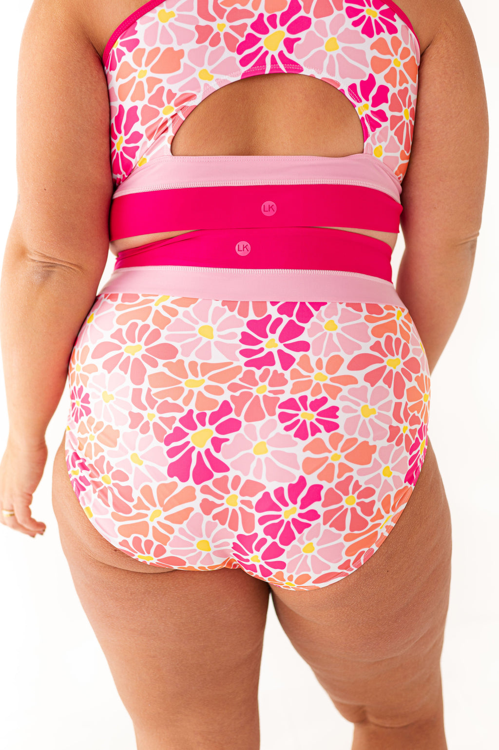 Monroe High Waisted Bottom in Groovy Babe