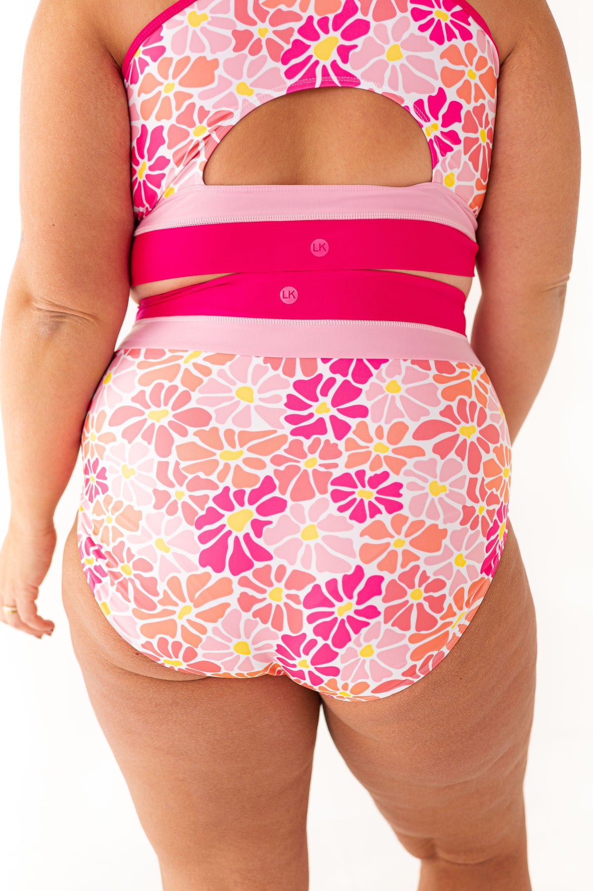 Monroe High Waisted Bottom in Groovy Babe