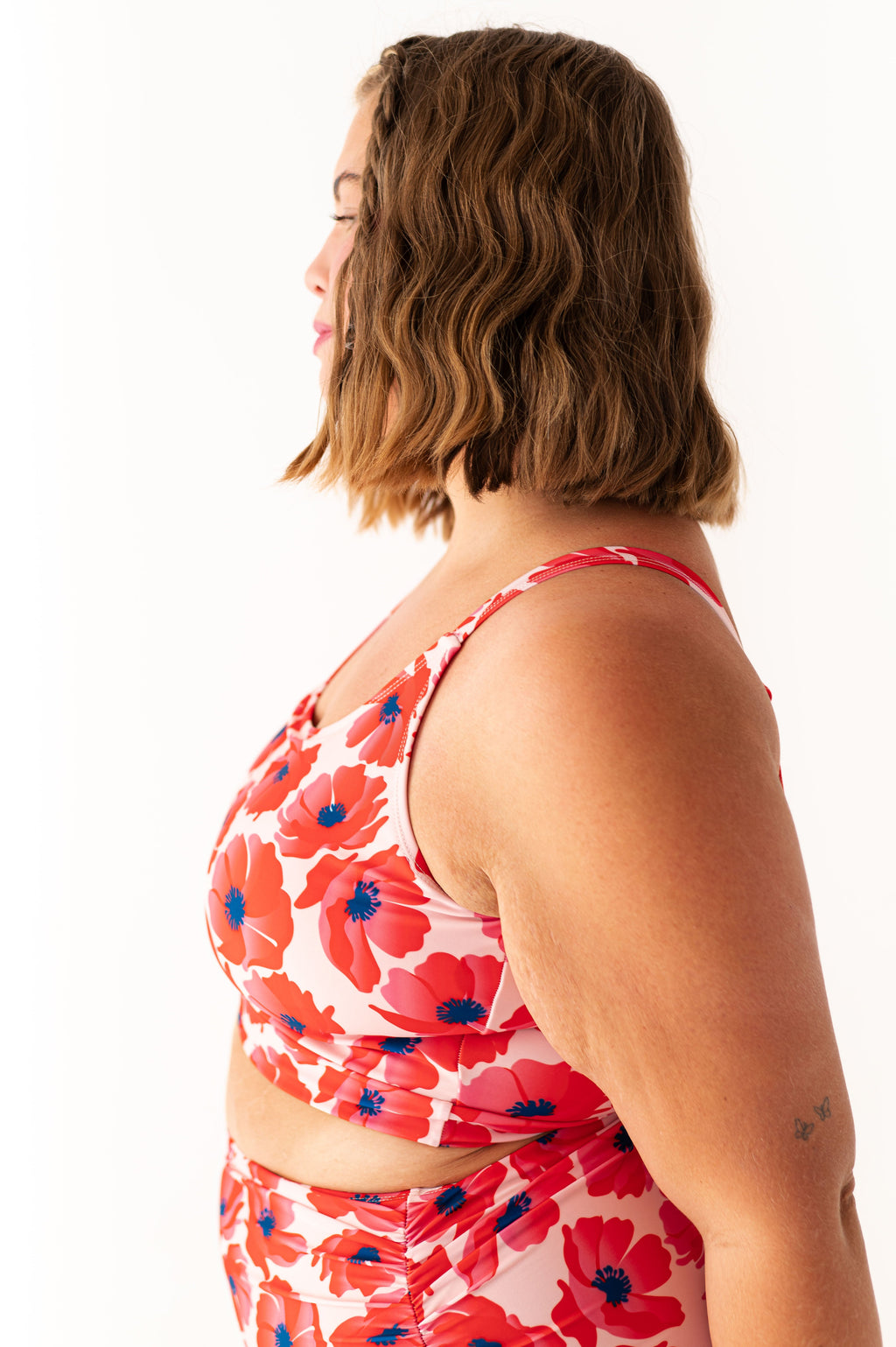 Bayside Top in Pink Hibiscus