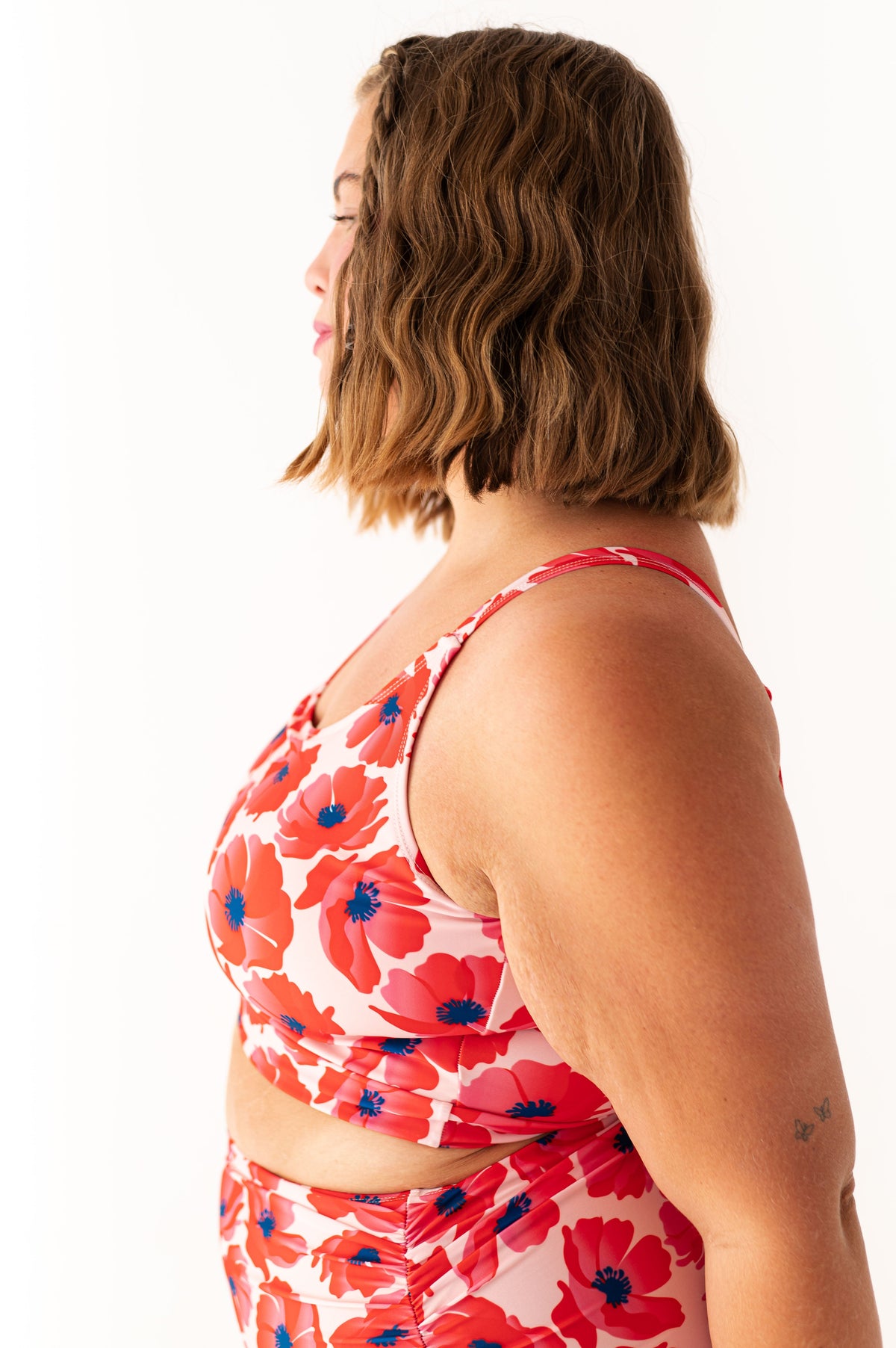 Bayside Top in Pink Hibiscus