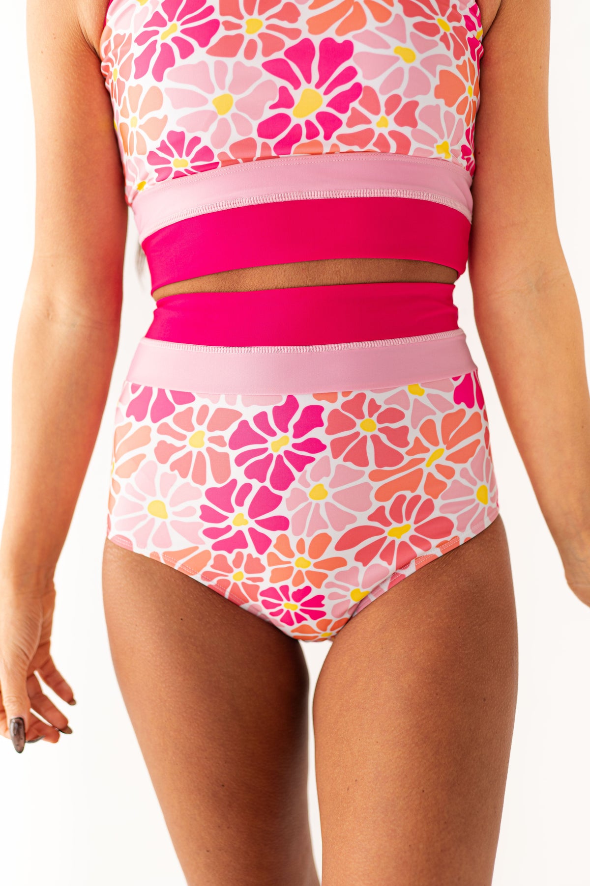 Monroe High Waisted Bottom in Groovy Babe