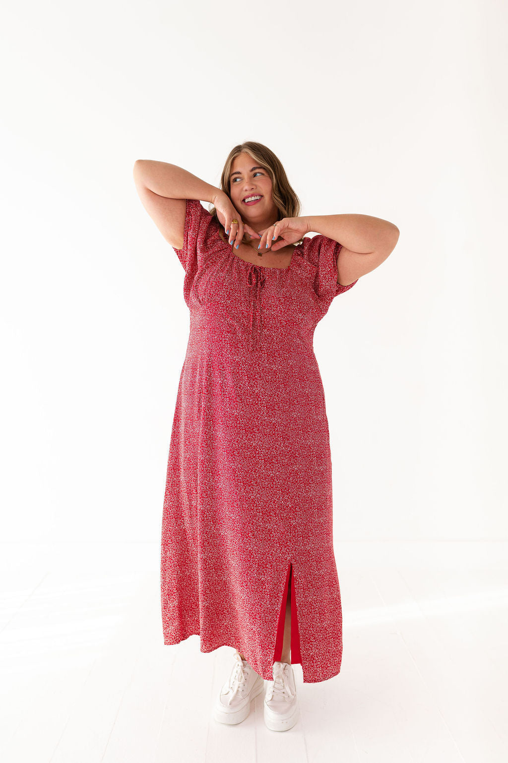 Katherine Floral Dress - Size 4X Left