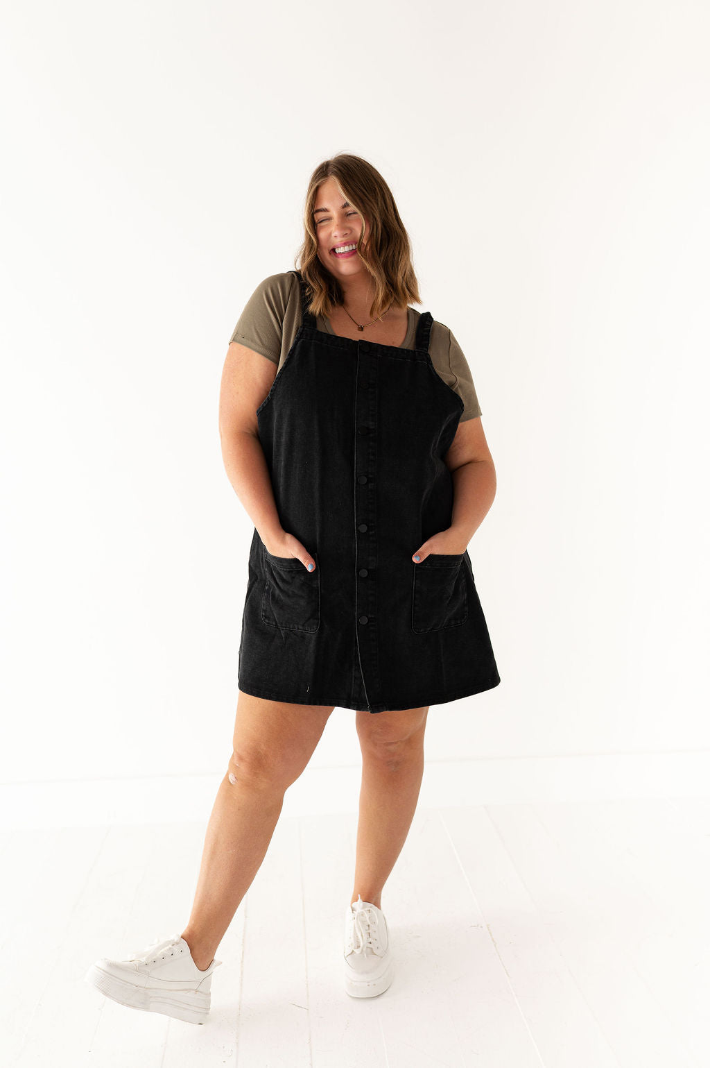 Montana Denim Pinafore Dress