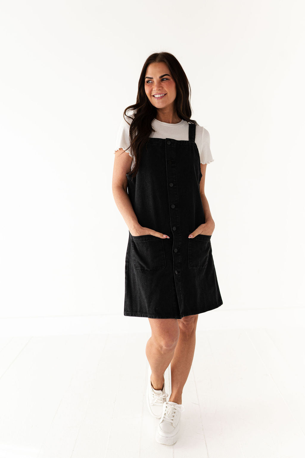 Montana Denim Pinafore Dress