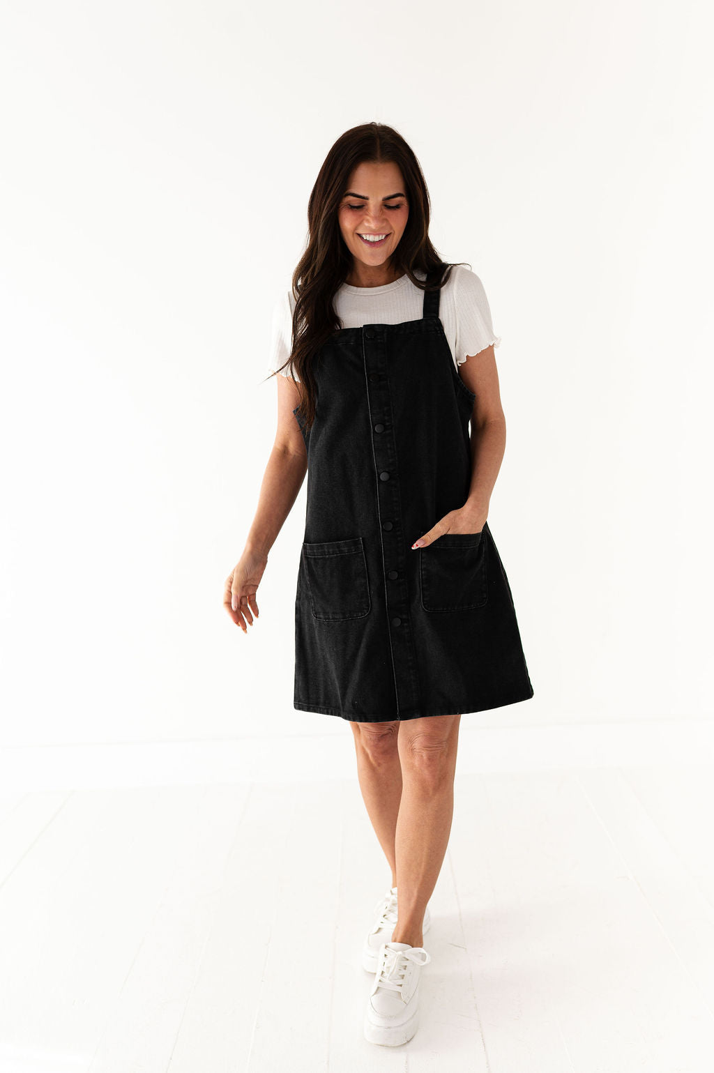 Montana Denim Pinafore Dress