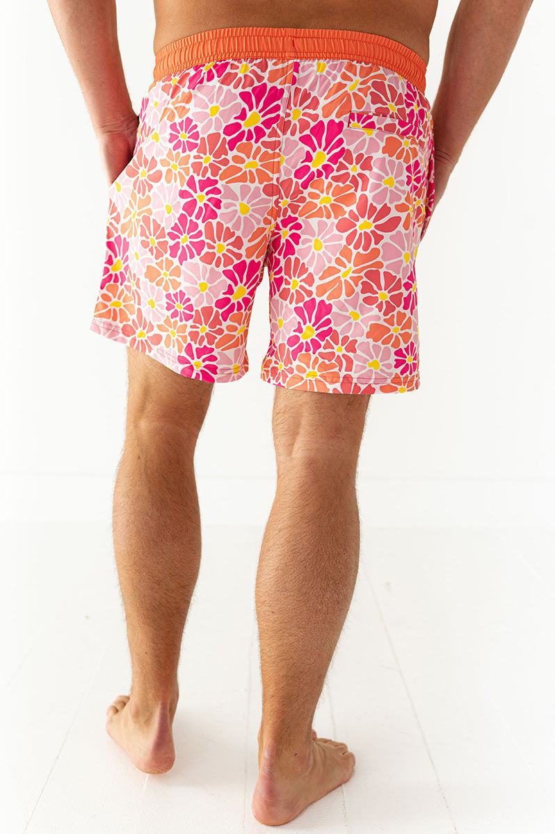 Men's Board Short in Groovy Babe